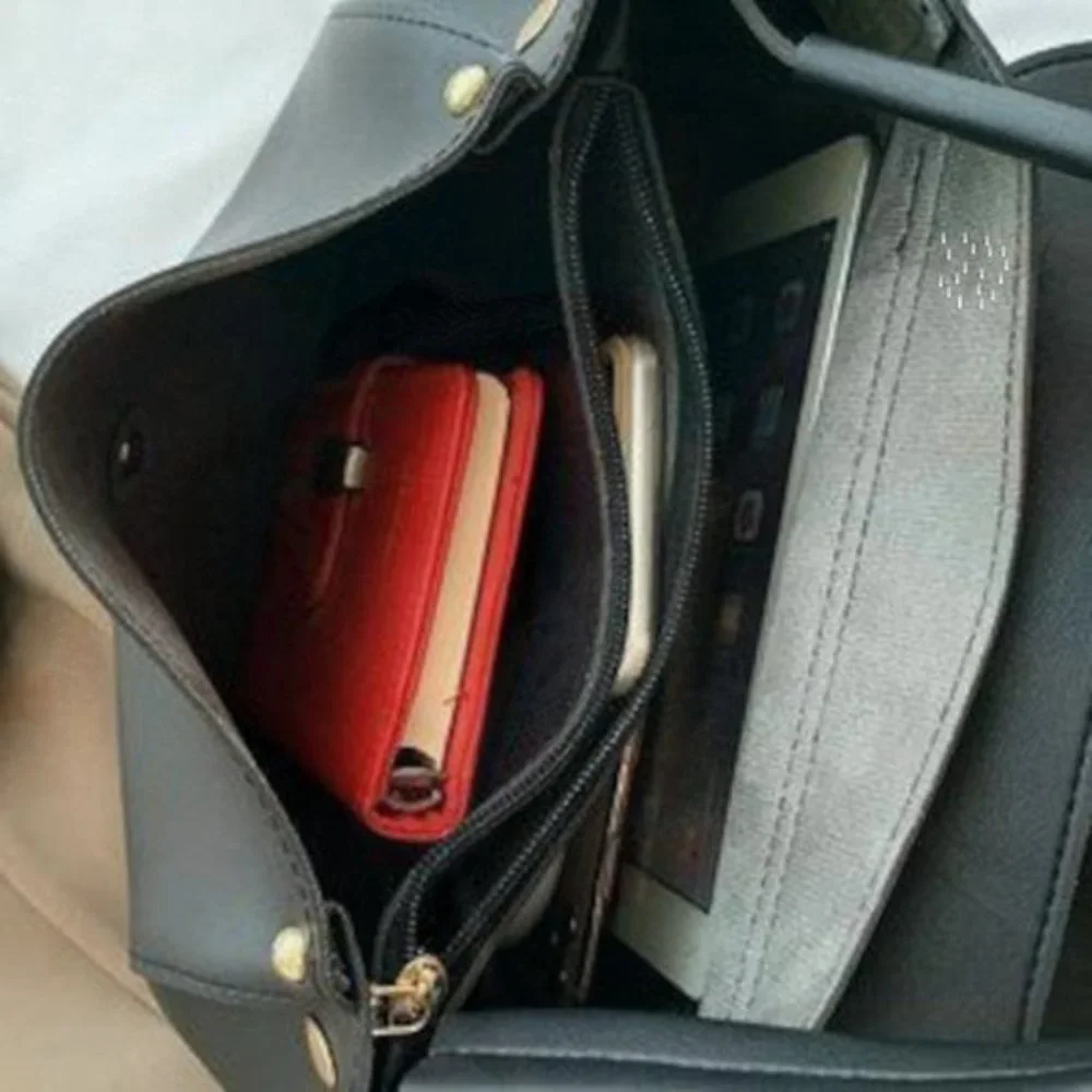 New Satchel Bag Black 245 - Picture 3 of 4